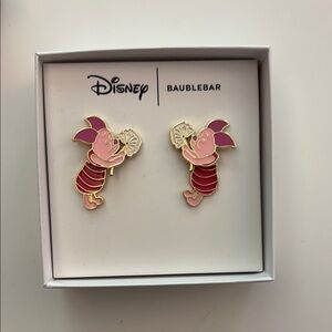 Disney BaubleBar Piglet Dandelion Earrings- New in Box